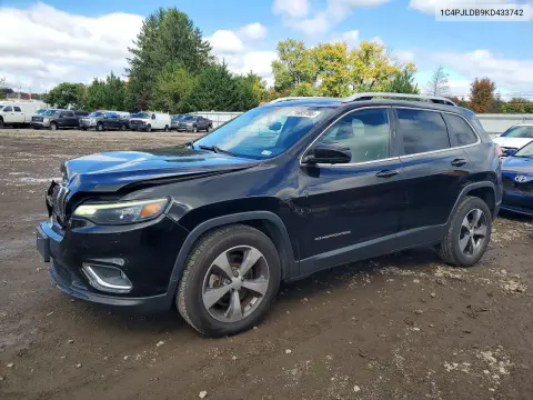 2019 Jeep Cherokee Limited VIN 1C4PJLDB9KD433742 фото 1