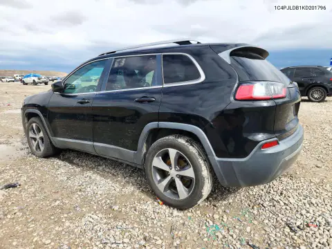 1C4PJLDB1KD201796 — 2019 Jeep Cherokee, photo 2 from Copart, Minor dents and scratches