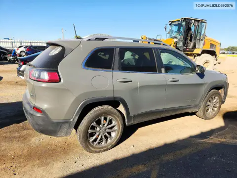 2020 Jeep Cherokee Latitude Plus VIN 1C4PJMLB2LD592076 фото 3