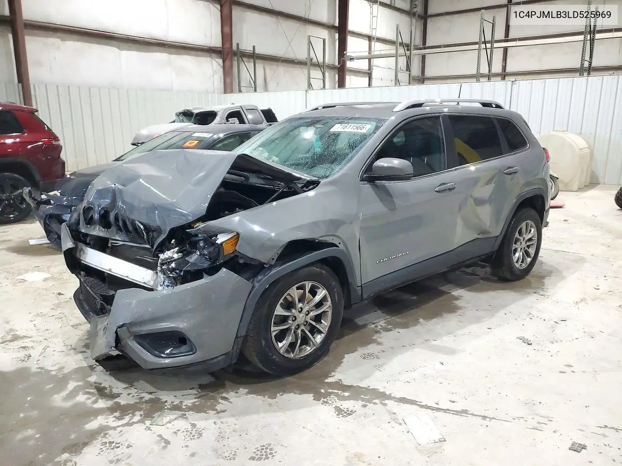 2020 Jeep Cherokee Latitude Plus VIN 1C4PJMLB3LD525969 фото 1