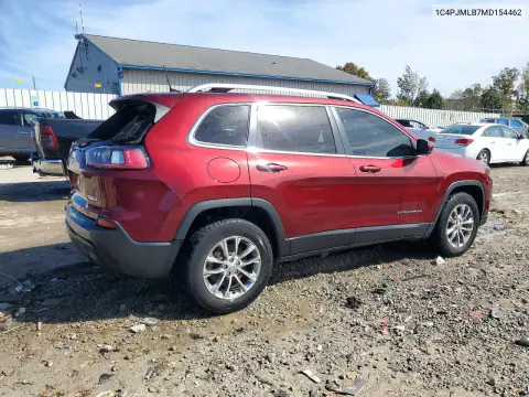 2021 Jeep Cherokee Latitude Plus VIN 1C4PJMLB7MD154462 фото 3