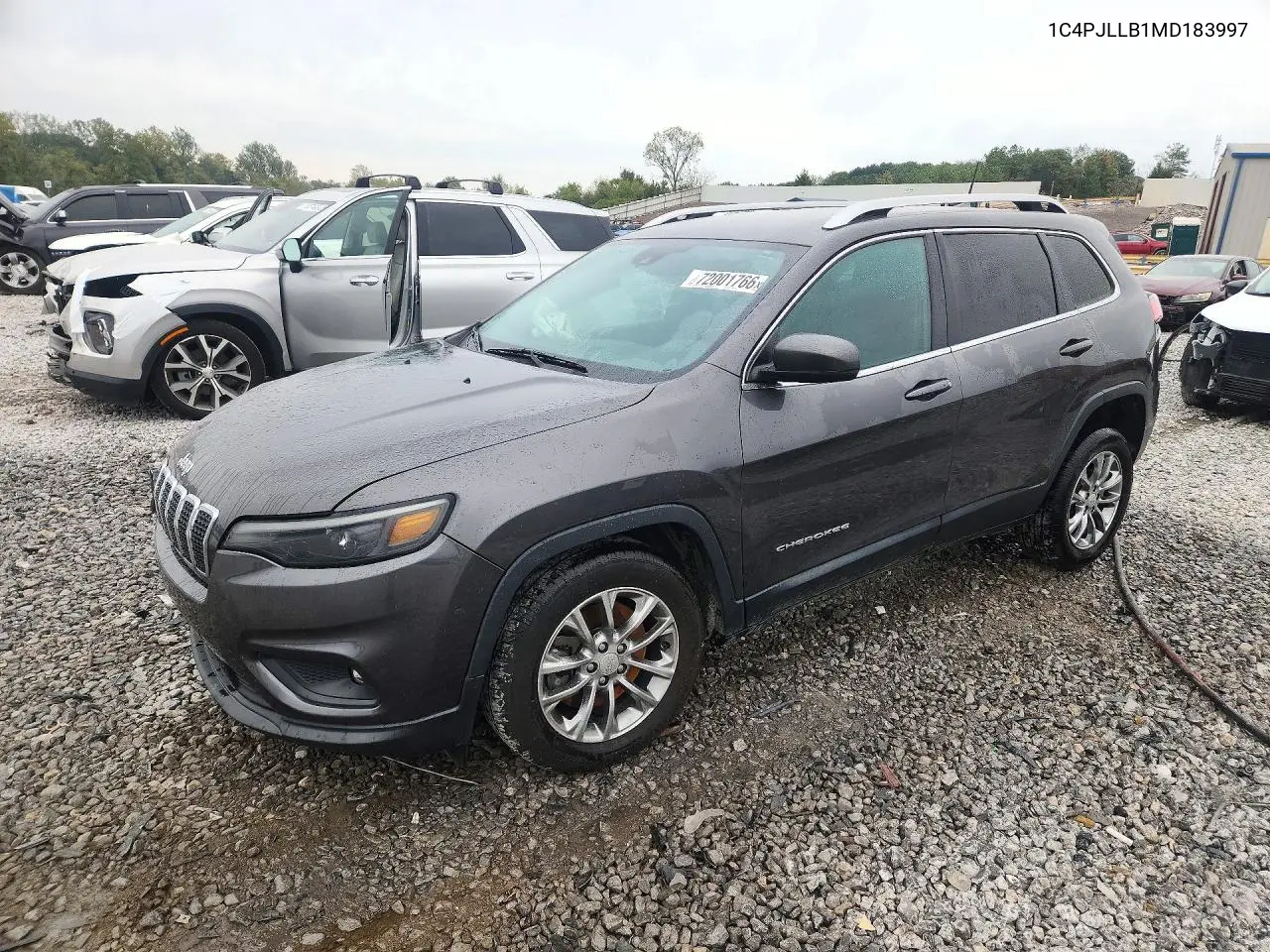 2021 Jeep Cherokee Latitude Plus VIN 1C4PJLLB1MD183997 фото 1