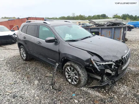 2021 Jeep Cherokee Latitude Plus VIN 1C4PJLLB1MD183997 фото 4