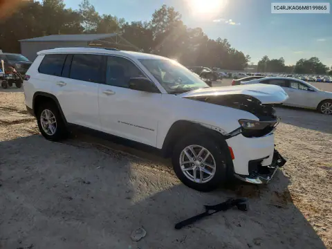 1C4RJKAG6M8199865 — 2021 Jeep Cherokee, photo 4 from Copart, Front end