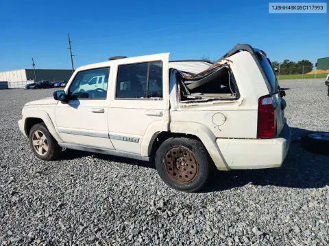 2008 Jeep Commander Sport VIN 1J8HH48K08C117993 фото 2
