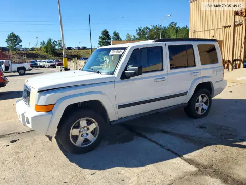 1J8HH48K79C514912 — 2009 Jeep Commander, Передняя часть, фото до ремонта