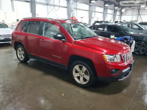 2012 Jeep Compass Latitude VIN 1C4NJCEB3CD602287 фото 4