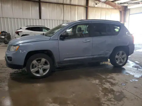 1C4NJDCB3DD222599 — 2013 Jeep Compass, Боковая часть, фото до ремонта