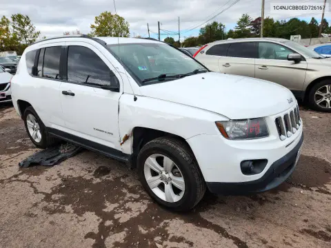 2014 Jeep Compass Sport VIN 1C4NJCBB0ED726167 фото 4