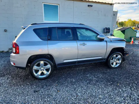 2014 Jeep Compass Latitude VIN 1C4NJDEB2ED846974 фото 3