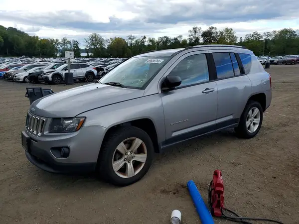 1C4NJDBB4GD566092 — 2016 Jeep Compass, Передняя часть (Front End), фото до ремонта
