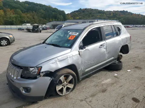 2016 Jeep Compass Latitude VIN 1C4NJDEB4GD731148 фото 1