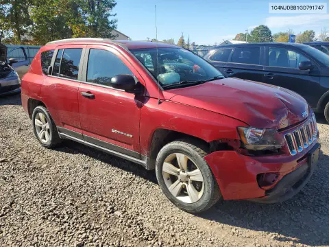 2016 Jeep Compass Sport VIN 1C4NJDBB1GD791747 фото 4