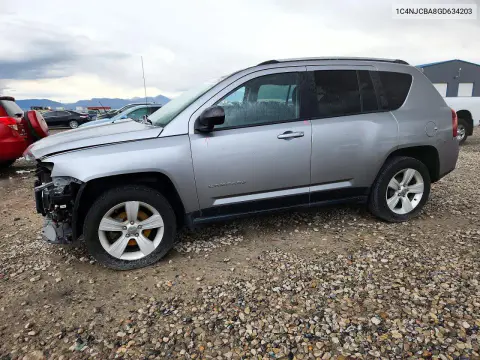 2016 Jeep Compass Sport VIN 1C4NJCBA8GD634203 фото 1