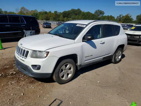 2016 Jeep Compass Sport VIN 1C4NJCBB8GD590437 фото 1