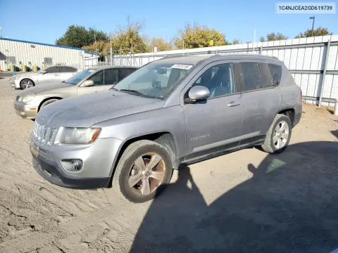 2016 Jeep Compass Latitude VIN 1C4NJCEA2GD619739 фото 1