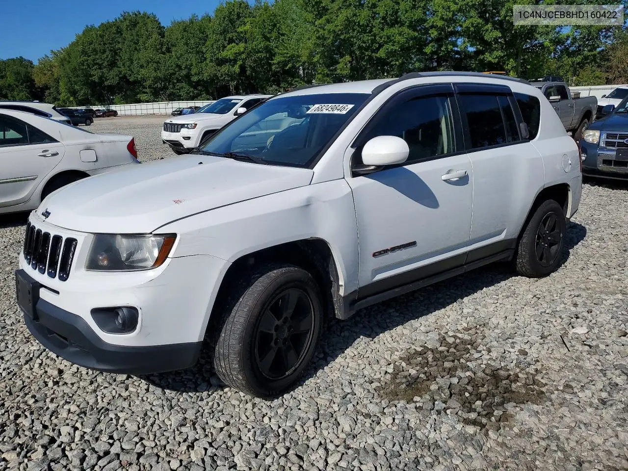 2017 Jeep Compass Latitude VIN 1C4NJCEB8HD160422 фото 1