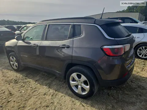 2017 Jeep Compass Latitude VIN 3C4NJDBB6HT692790 фото 2