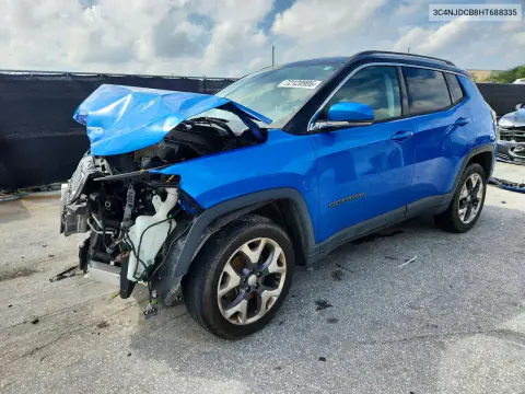 2017 Jeep Compass Limited VIN 3C4NJDCB8HT688335 фото 1
