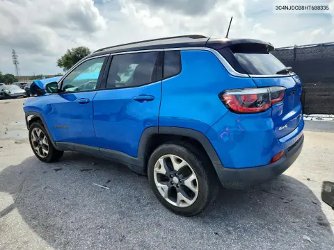2017 Jeep Compass Limited VIN 3C4NJDCB8HT688335 фото 2