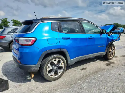 2017 Jeep Compass Limited VIN 3C4NJDCB8HT688335 фото 3