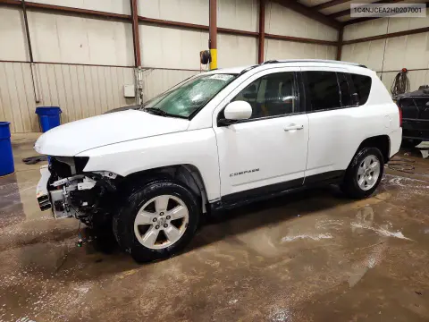 2017 Jeep Compass Latitude VIN 1C4NJCEA2HD207001 фото 1