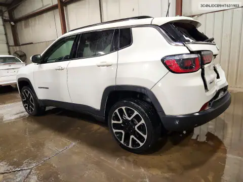 3C4NJDCB9HT631903 — 2017 Jeep Compass, zdjęcie 2 z Copart, Tył