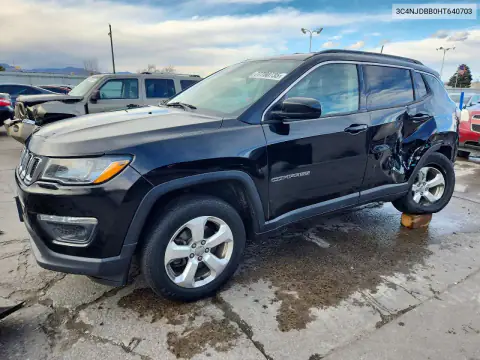 3C4NJDBB0HT640703 — 2017 Jeep Compass, Задняя часть, фото до ремонта