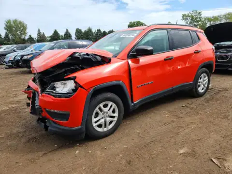3C4NJCAB4JT133675 — 2018 Jeep Compass, Передня частина (Front End), фото до ремонту