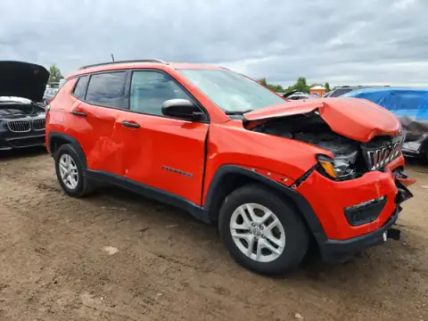 3C4NJCAB4JT133675 — 2018 Jeep Compass, ფოტო 4, Copart, წინა ნაწილი