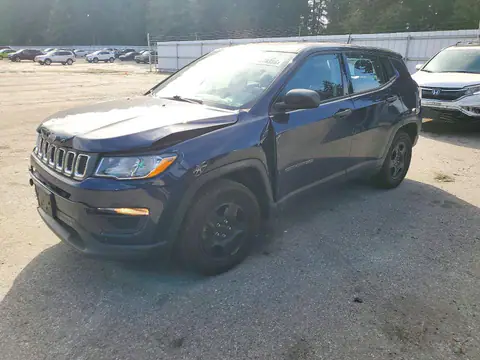 3C4NJCAB4JT186182 — 2018 Jeep Compass, Parte delantera (Front End), fotos antes de reparar
