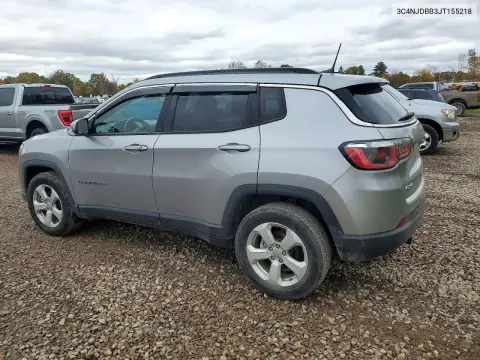 3C4NJDBB3JT155218 — 2018 Jeep Compass, фото 2 с аукциона Copart, Передняя часть