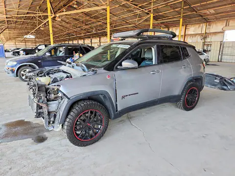 3C4NJDDB6KT617883 — 2019 Jeep Compass, Передняя часть (Front End), фото до ремонта
