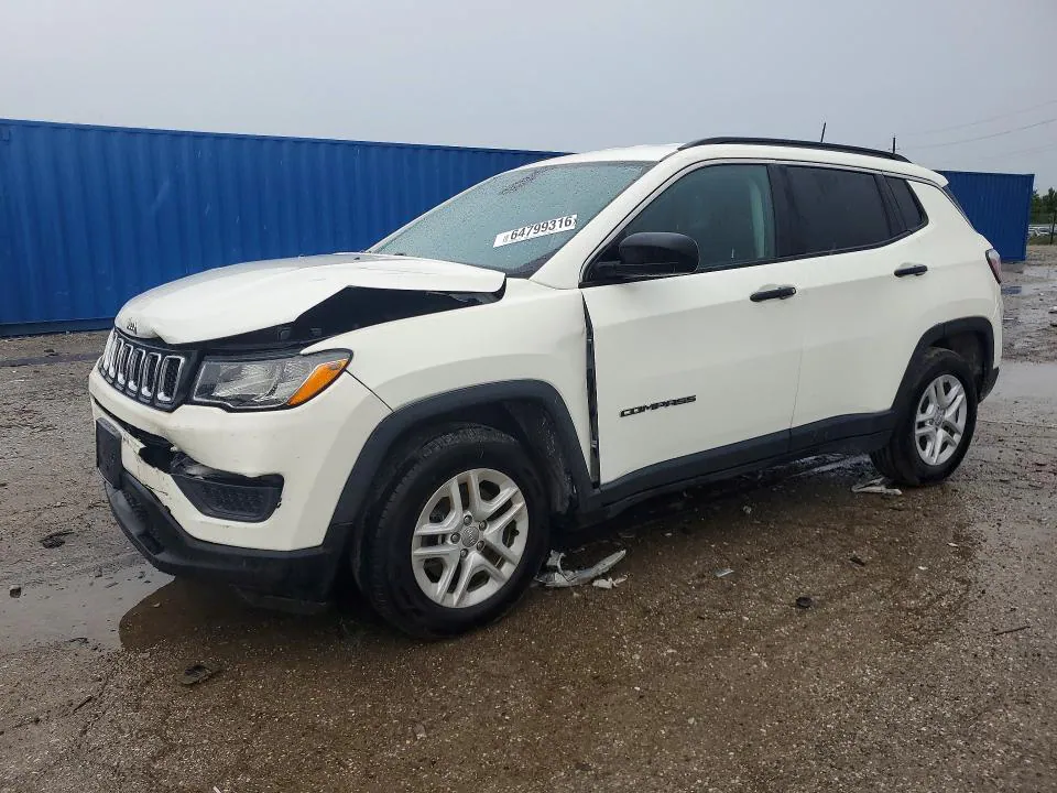 2019 JEEP COMPASS VIN 3C4NJCAB0KT848003 фото 1