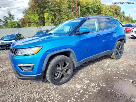 2019 Jeep Compass Latitude VIN 3C4NJDBB5KT711840 фото 1
