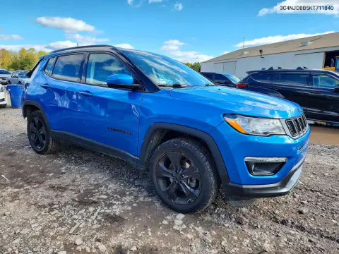 2019 Jeep Compass Latitude VIN 3C4NJDBB5KT711840 фото 4
