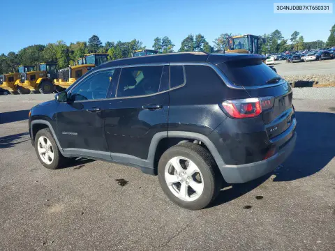 2019 Jeep Compass Latitude VIN 3C4NJDBB7KT650331 фото 2