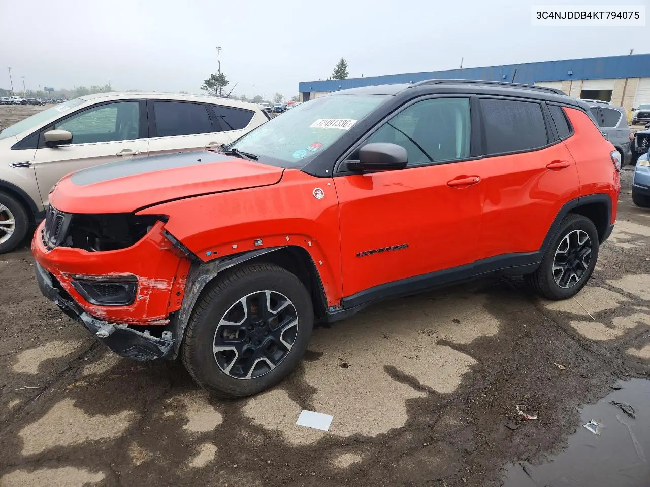 2019 Jeep Compass Trailhawk VIN 3C4NJDDB4KT794075 фото 1