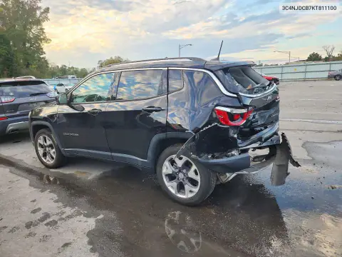 3C4NJDCB7KT811100 — 2019 Jeep Compass, photo 2 from Copart, Rear end