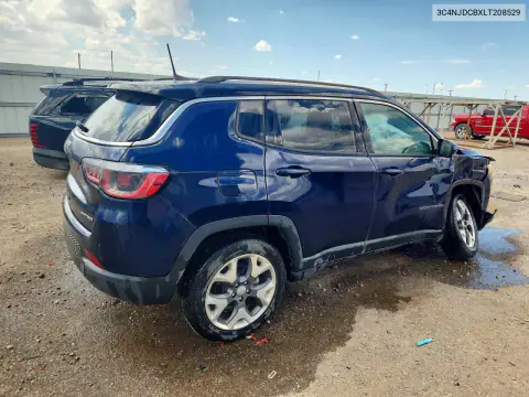 3C4NJDCBXLT208529 — 2020 Jeep Compass, фото 3 с аукциона Copart 15.10.2026, Передняя часть