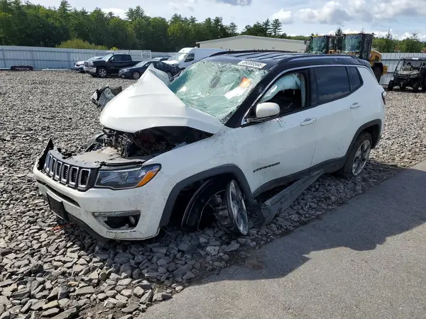 3C4NJDCBXLT204061 Jeep Compass 2020 — uszkodzenie Dachowanie, zdjęcie przed naprawą