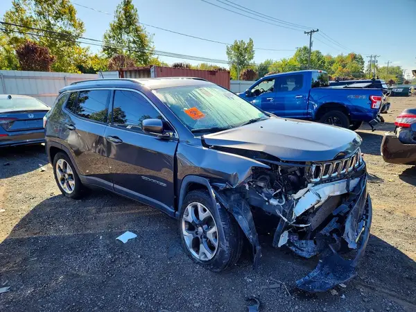 3C4NJDCB4LT126750 — 2020 Jeep Compass, photo 4 from Copart, Front end