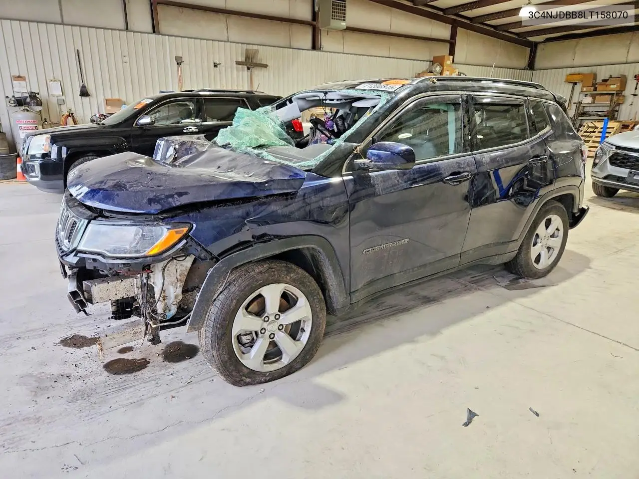 2020 Jeep Compass Latitude VIN 3C4NJDBB8LT158070 фото 1