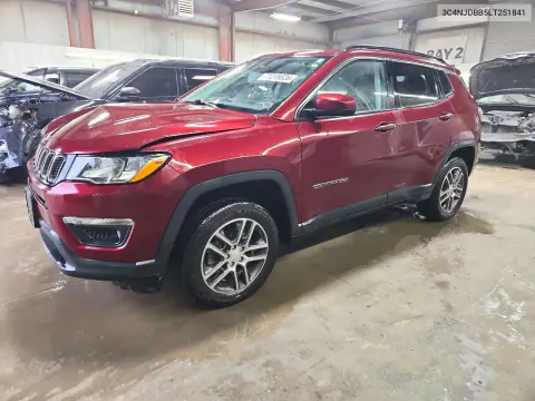 2020 Jeep Compass Latitude VIN 3C4NJDBB5LT251841 фото 1