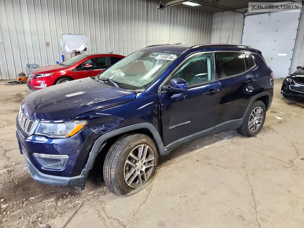 2020 Jeep Compass Latitude VIN 3C4NJDBB9LT258176 фото 1