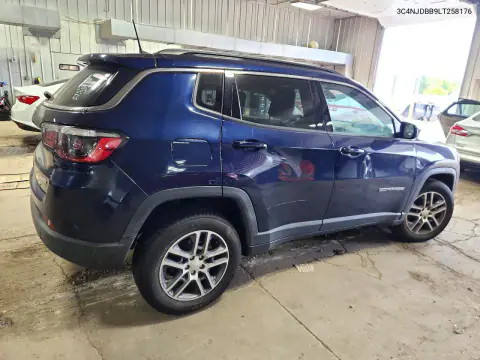 2020 Jeep Compass Latitude VIN 3C4NJDBB9LT258176 фото 3