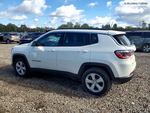 2020 Jeep Compass Latitude VIN 3C4NJDBB6LT138688 фото 2