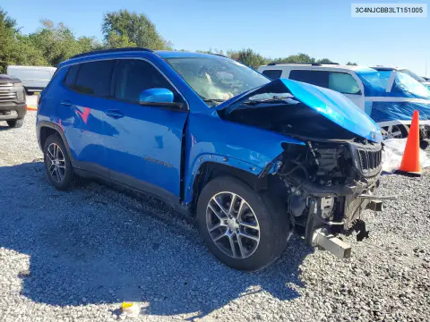 2020 Jeep Compass Latitude VIN 3C4NJCBB3LT151005 фото 4