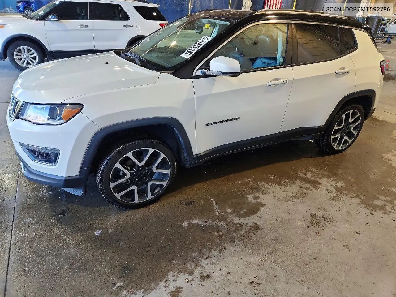 2021 Jeep Compass Limited VIN 3C4NJDCB7MT592786 фото 1