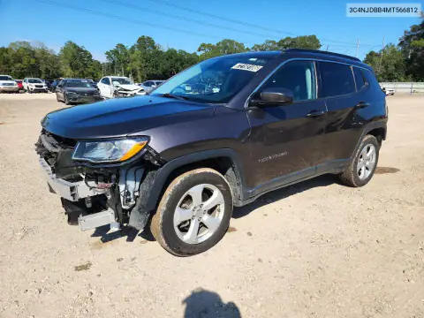 3C4NJDBB4MT566812 — 2021 Jeep Compass, Передня частина, фото до ремонту